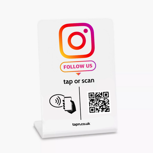 Instagram Smart Follow Us Stand