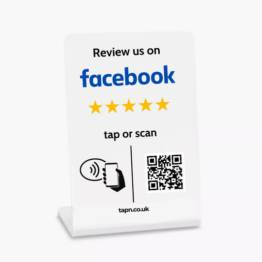 Facebook Review Stand