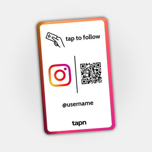 Instagram Follow Us Card