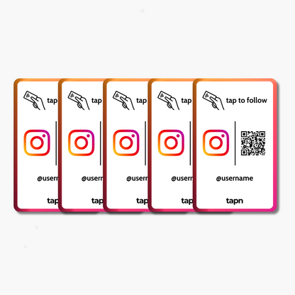 Instagram Follow Us Card